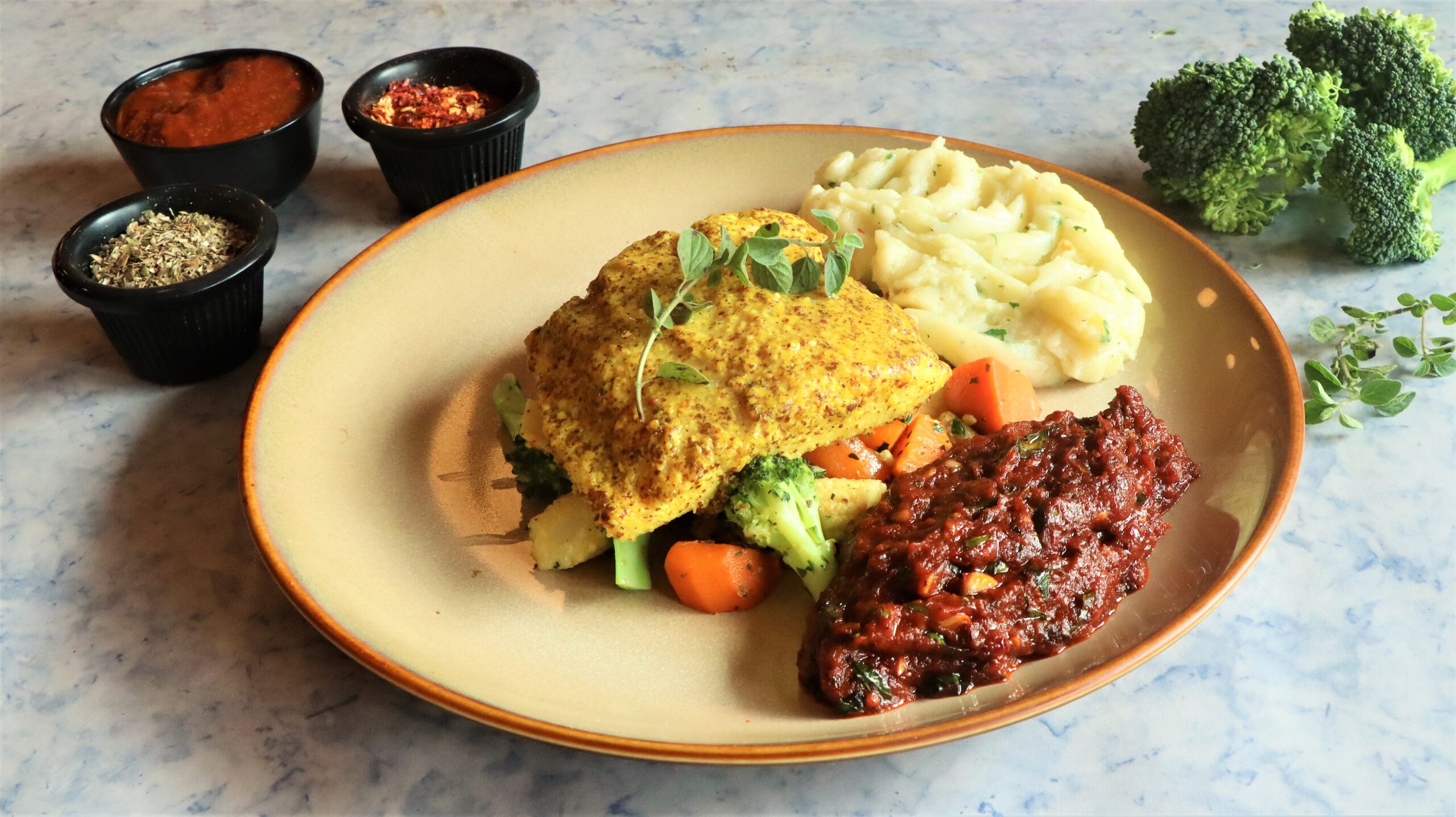 Honey Mustard Grilled Fish Aromas Café